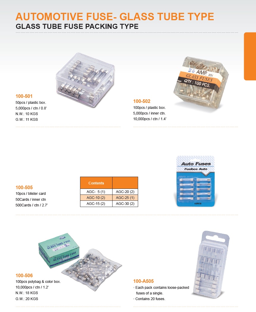 thumbnail image 2 of MVP 10-Pack Brass Glass Fuse Taps – For AGC, SFE, AGA Fuses With .250 Tab 2 of 5